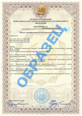 Приложение 1 Путилково Сертификат ГОСТ РВ 0015-002